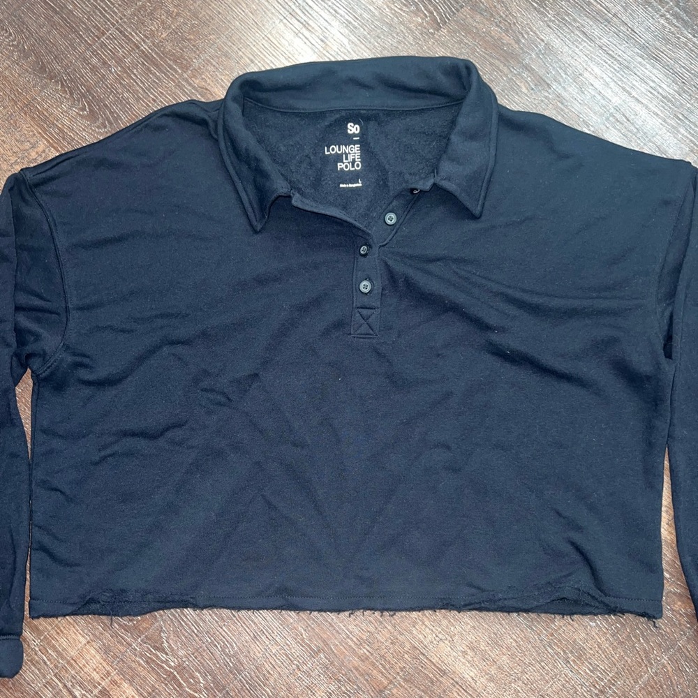 SO cropped polo